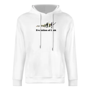 The Legend Of Zelda Evolution of Link European Size Men Hoodie
