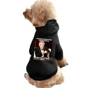 The Most Interesting Man Pidgin Parody Pet Apparel Clothes
