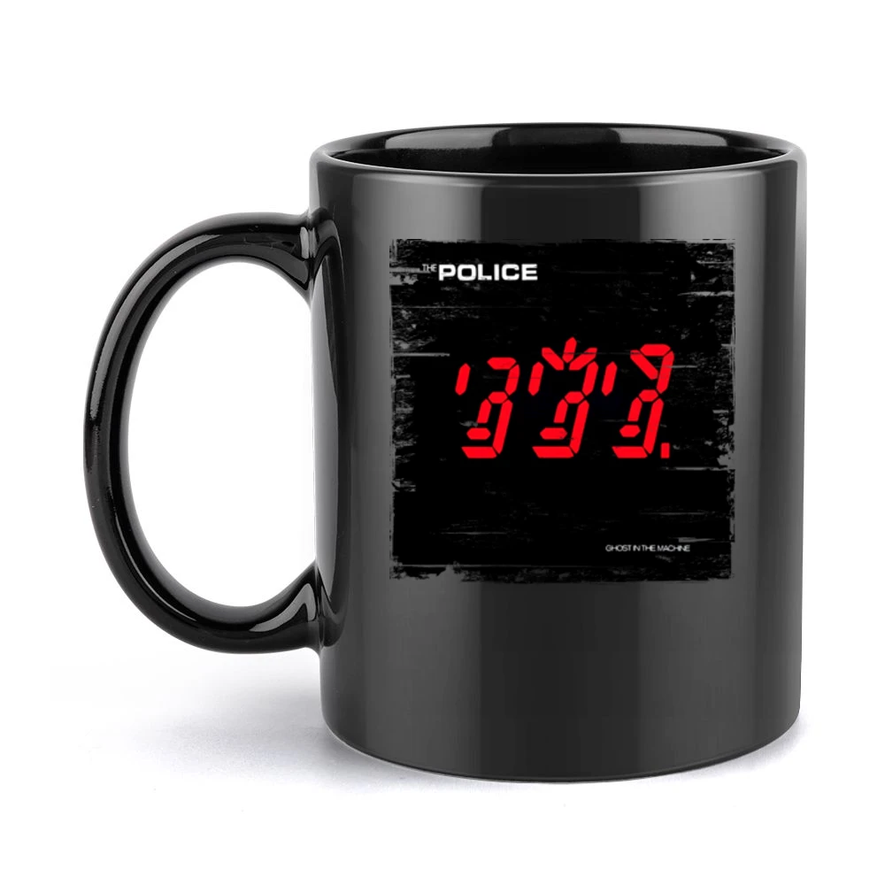 The Police Ghost In The Machine Album Cover Distressed Image Black Mug