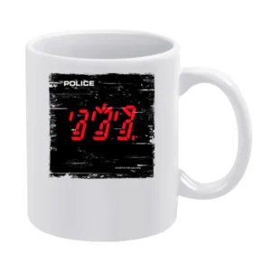 The Police Ghost In The Machine Album Cover Distressed Image White Mug