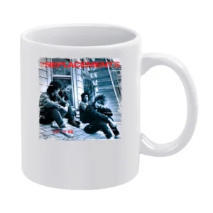The Replacements Let It Be Album Cover Distressed Image White Mug