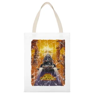 The Road Warrior Movie Poster Retro Aged Look White Canvas Tote Shopping Bag