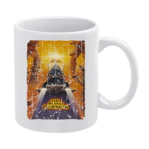 The Road Warrior Movie Poster Retro Aged Look White Mug