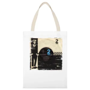 The Special Aka In The Studio Album Cover Distressed Image White Canvas Tote Shopping Bag