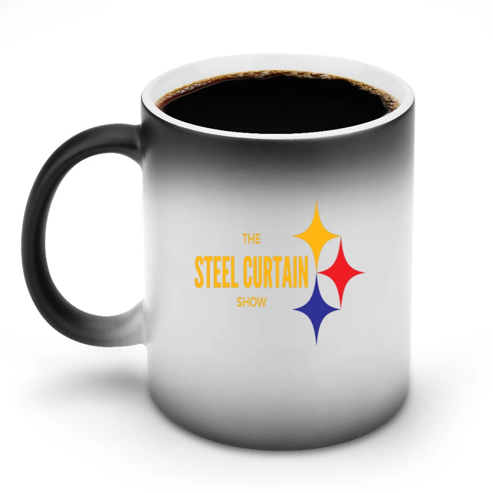 The Steel Curtain Show Pittsburgh Football Team Tshirt (all Styles An Discoloration Mug