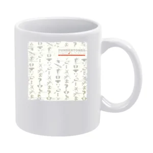 The Undertones Positive Touch Album Cover Distressed Image White Mug