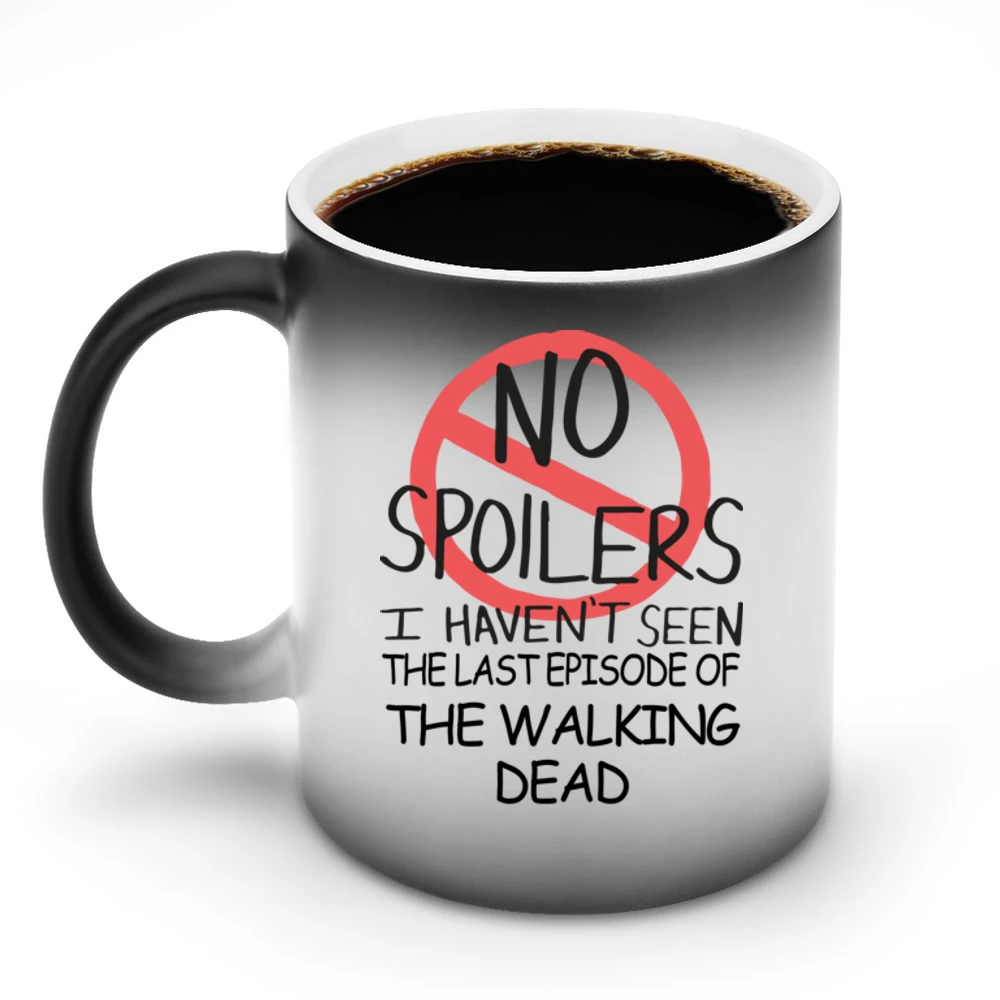 The Walking Dead No Spoilers Last Episode Tv Funny Discoloration Mug