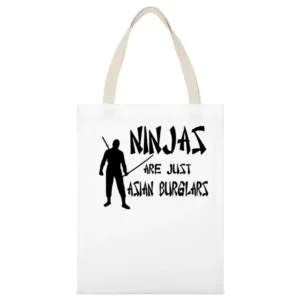 The Warriors Retro Movie White Canvas Tote Shopping Bag