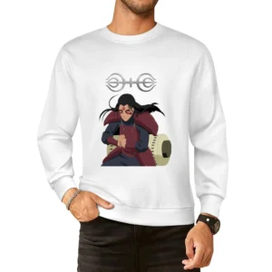 The god of shinobi Hashirama Senju naruto anime manga European Size Pullover Sweater