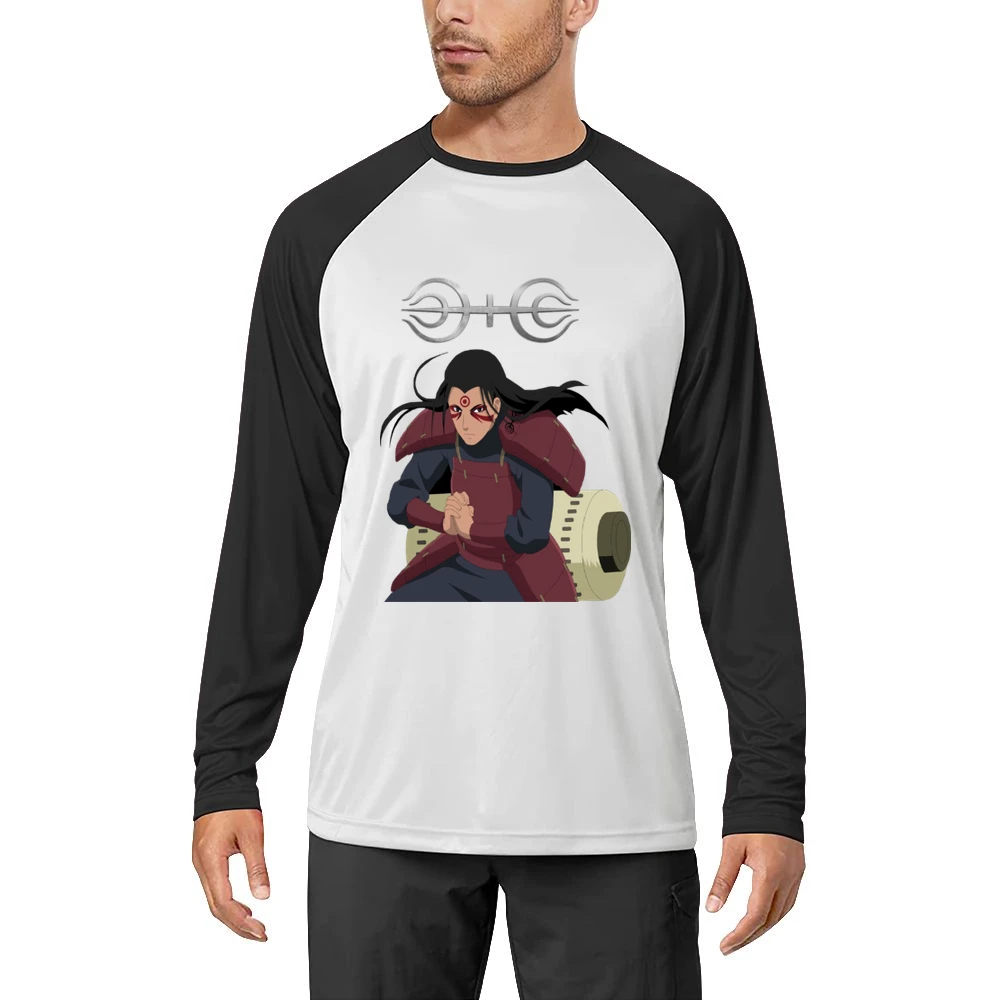 The god of shinobi Hashirama Senju naruto anime manga Men Long Sleeve T-Shirt