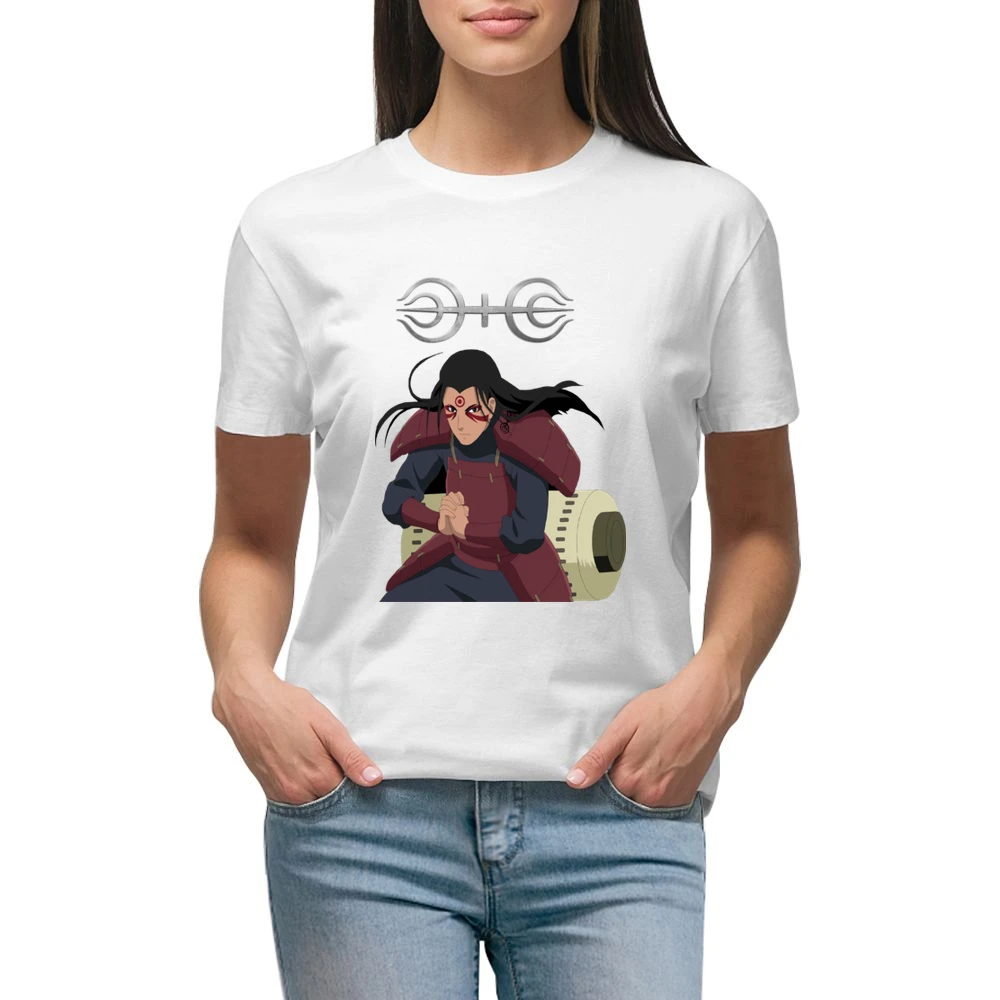 The god of shinobi Hashirama Senju naruto anime manga Premium Women Ladies T-shirt