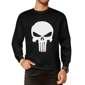 The punisher skull European Size Pullover Sweater