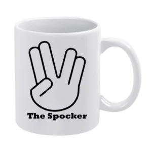 The spocker - star trek spock hand sign White Mug