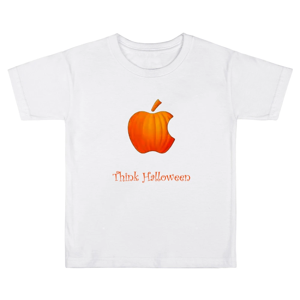 Think Halloween Kids Boys Girls T-Shirt
