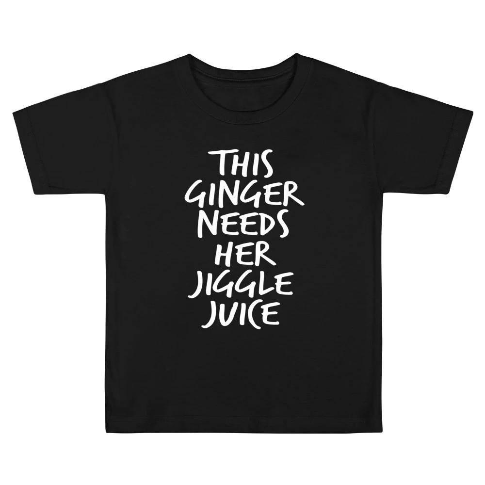 This Ginger Needs Her Jiggle Juice Pitch Perfect Quote Funny Kids Boys Girls T-Shirt