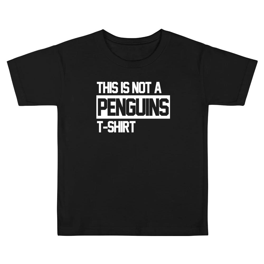 This Is Not A Penguins Shirt Funny Tampa Bay Ban Hockey Playoffs Tee S Kids Boys Girls T-Shirt