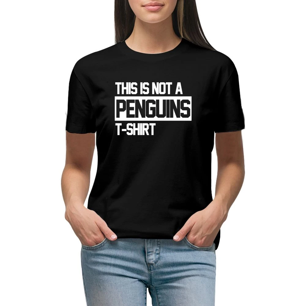 This Is Not A Penguins Shirt Funny Tampa Bay Ban Hockey Playoffs Tee S Premium Women Ladies T-shirt