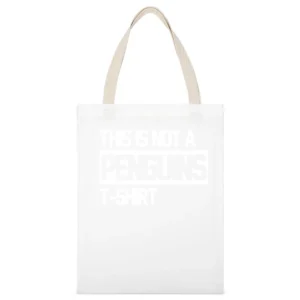 This Is Not A Penguins Shirt Funny Tampa Bay Ban Hockey Playoffs Tee S White Canvas Tote Shopping Bag