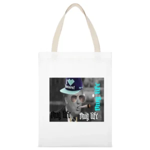 Thug Life Trump Tshirt (all Colors And Styles Available) White Canvas Tote Shopping Bag