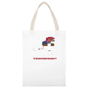 Thurman Thomas 8 Bit Tecmo Bowl Buffalo Retro Football White Canvas Tote Shopping Bag