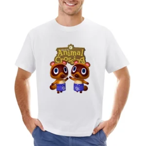 Timmy Tommy Nook From Animal Crossing Nintendo Video Game Fan Asian Size Men T-Shirt