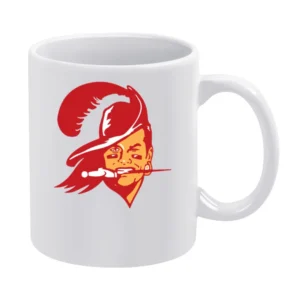 Tom Brady Buccaneer Face Tampa Bay Football Fan White White Mug