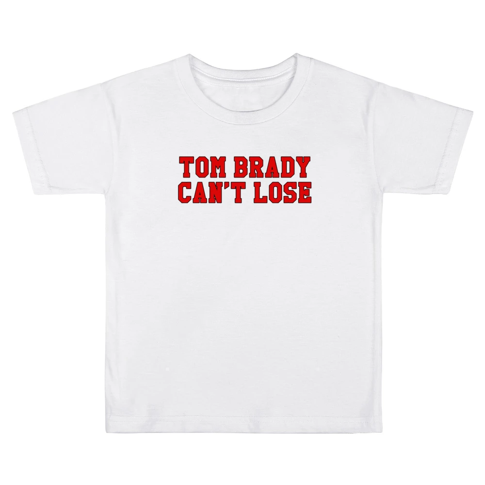 Tom Brady Can't Lose Tampa Bay Football Kids Boys Girls T-Shirt