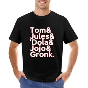 Tom Brady Julian Edelman Gronk Dola Jojo Roll Call New England Footbal Asian Size Men T-Shirt