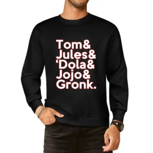Tom Brady Julian Edelman Gronk Dola Jojo Roll Call New England Footbal European Size Pullover Sweater