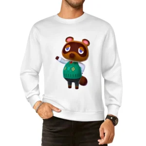 Tom Nook From Animal Crossing Nintendo Character Video Game European Size Pullover Sweater