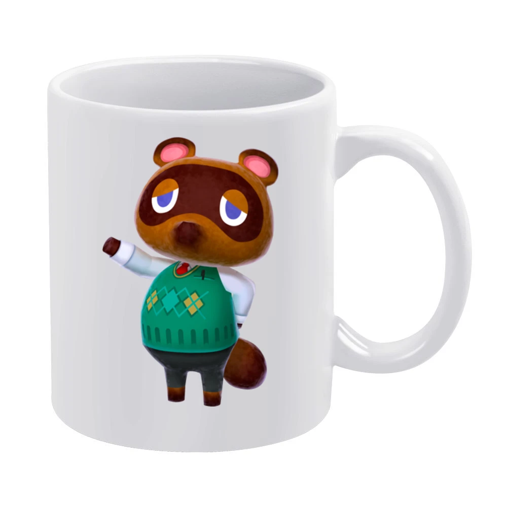 Tom Nook From Animal Crossing Nintendo Character Video Game White Mug