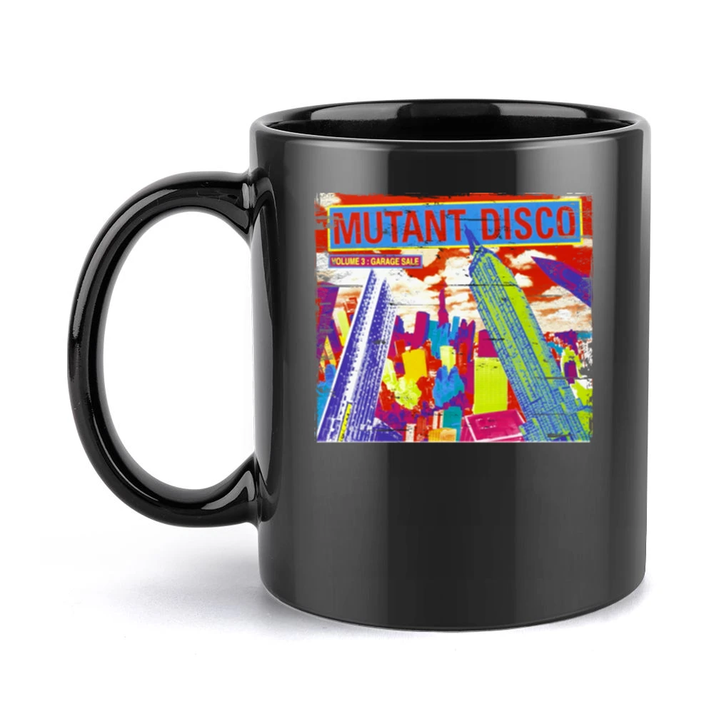 Tom Verlaine Words From The Front Album Cover Distressed Image Black Mug