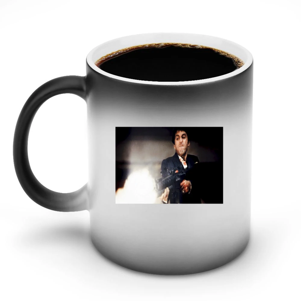 Tony Montana Scarface Tshirt Discoloration Mug