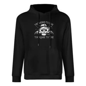 Too Weird To Live Too Rare To Die Fun Hunter Thompson Fear And Loathin European Size Men Hoodie