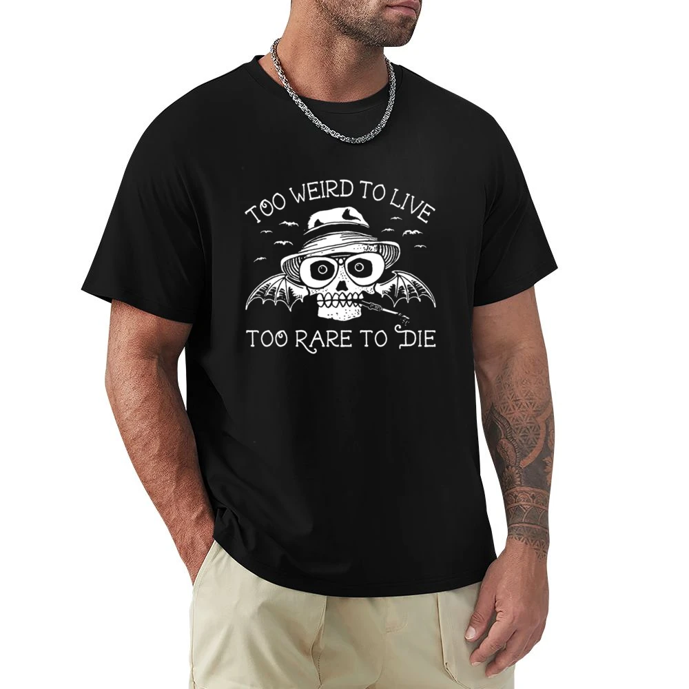 Too Weird To Live Too Rare To Die Fun Hunter Thompson Fear And Loathin Premium Men T-shirt