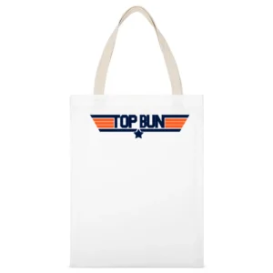 Top Bun Kyle Guy Virginia Cavaliers College Basketball Funny White Canvas Tote Shopping Bag