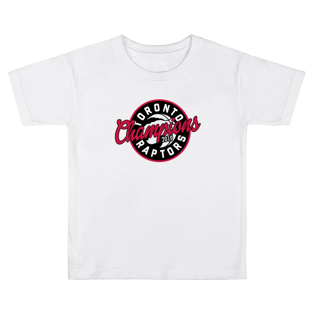 Toronto 2019 Champions Nba Finals Graphic Basketball Fan Kids Boys Girls T-Shirt