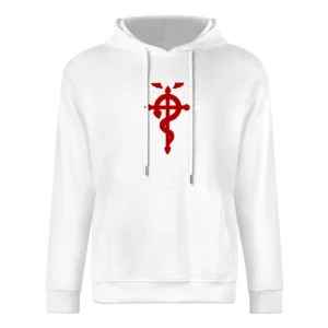 Transmutation circle fullmetal alchemist anime manga European Size Men Hoodie