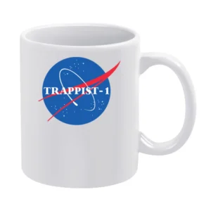 Trappist 1 NASA Logo Parody New Planets Space White Mug