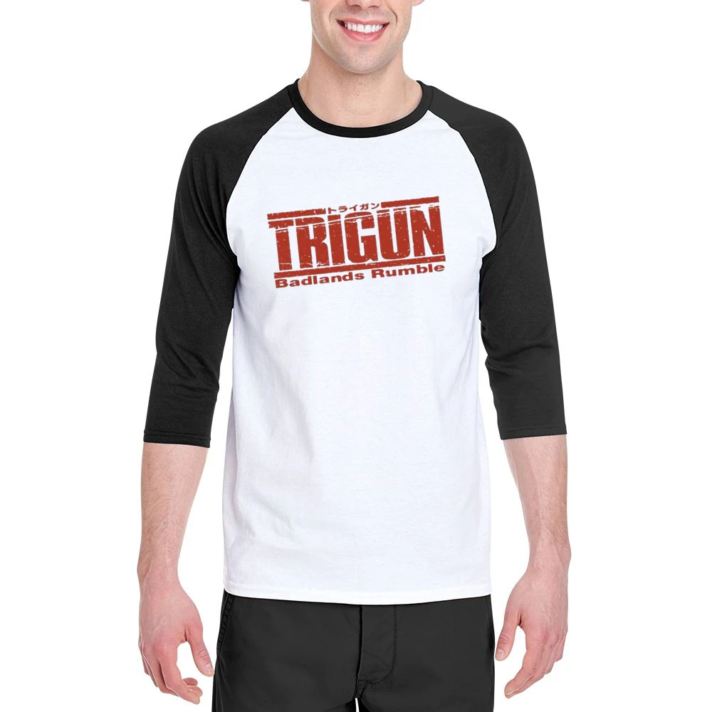 Trigun Bad Land Rumble Men 3/4 Sleeve T-Shirt