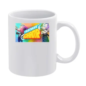 Trombone Champ Distressed Look White Mug