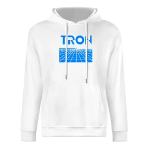 Tron Video Game Retro 80s European Size Men Hoodie