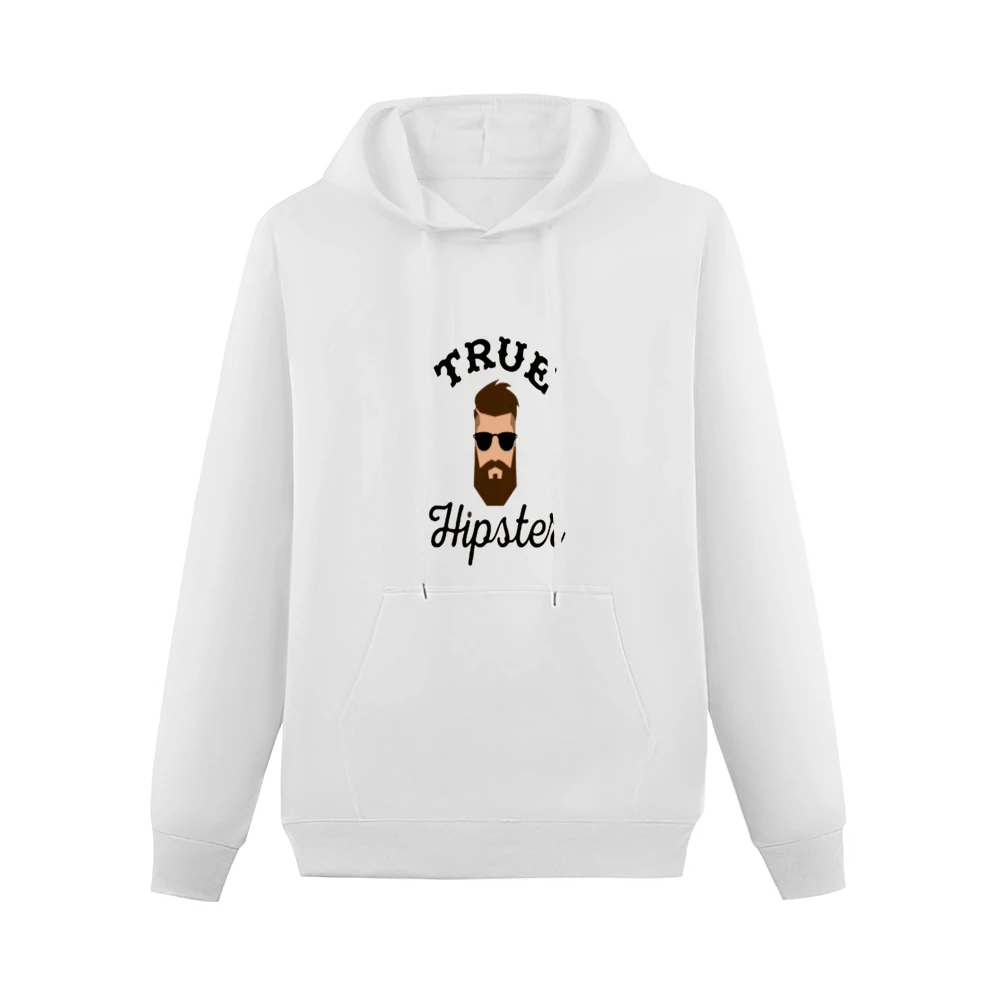 True Hipster Tshirt Men Hoodie With Pocket