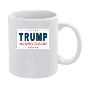 Trump Campain Tshirt White Mug