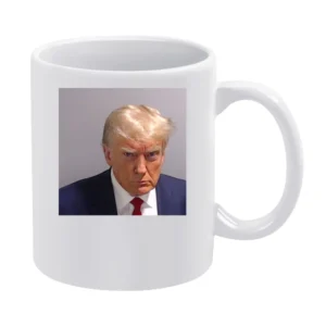Trump Mugshot White White Mug