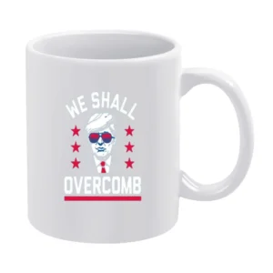 Trump We Shall Overcomb Tshirt White Mug