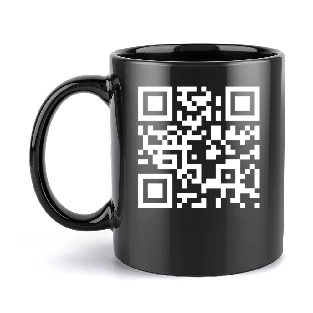 UPC Barcode Technology Information Geek Tee Shirt Black Mug