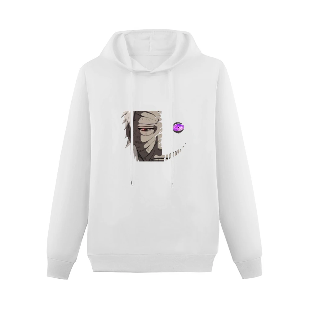 Uchiha Obito half black zetsu naruto anime manga Men Hoodie Without Pocket