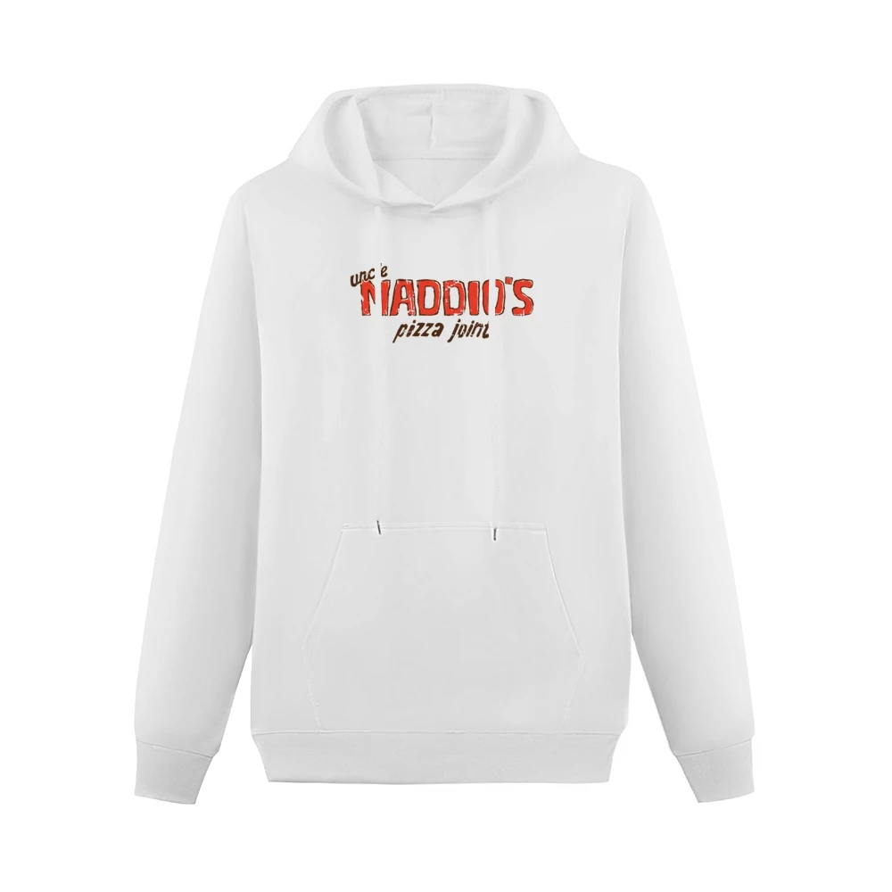 Uncle Maddios Pizza Joint Fast Food Restaurant Distressed Look Men Hoodie With Pocket