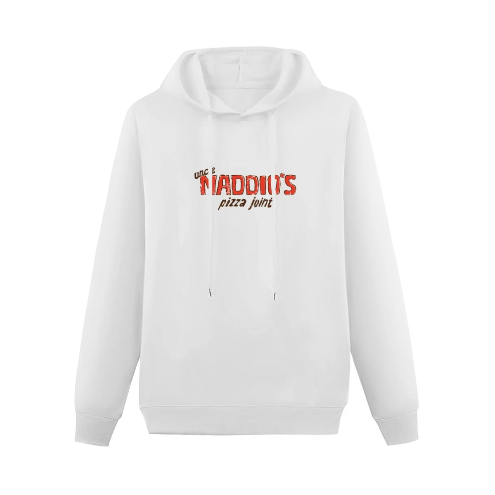 Uncle Maddios Pizza Joint Fast Food Restaurant Distressed Look Men Hoodie Without Pocket